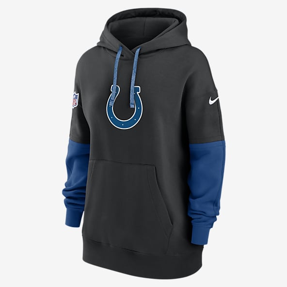 Black Indianapolis Colts Fleece Hoodies Pullovers. Nike